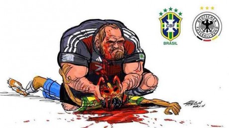 Brazília vs. Nemecko na MS 2014 7