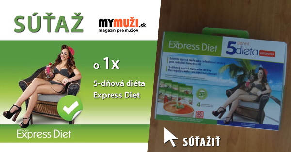 Súťaž s MYmuži.sk o 1x 5-dňová diéta Express Diet