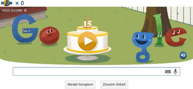 Google oslavuje 15. narodeniny!
